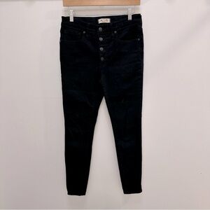 MADEWELL 9” mid rise skinny black jean